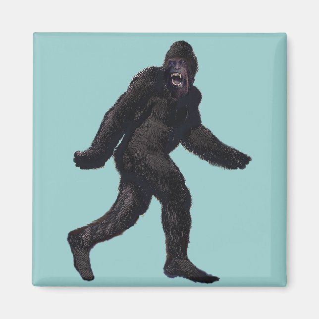 Bigfoot Sasquatch Yetti Magnet (Front)