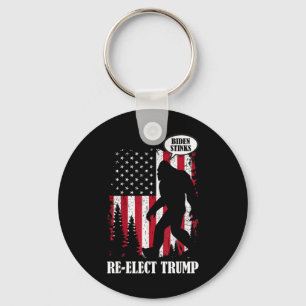 Bigfoot Says Biden Stinks Key Ring