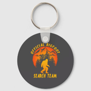 Bigfoot Search Team Sasquatch Yeti Funny Key Ring