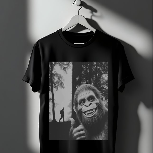 Bigfoot Selfie T-Shirt (Creator Uploaded)