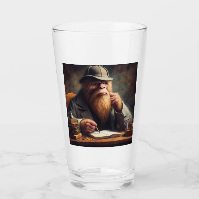 Bigfoot Sherlock Holmes Glass (Front)
