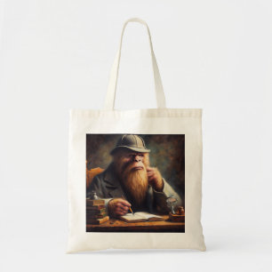 Bigfoot Sherlock Holmes Tote Bag