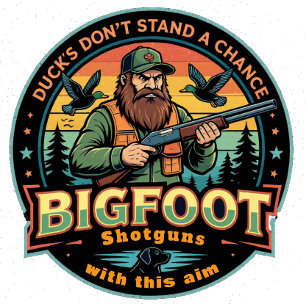 Bigfoot Shotguns Duck's Don't Stand a Chance T-Shirt