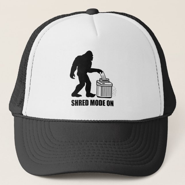 Bigfoot Shred Mode On Trucker Hat (Front)