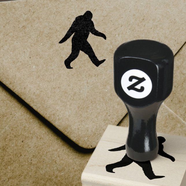 Bigfoot Silhouette Sasquatch Squatch Rubber Stamp (Creator Uploaded)