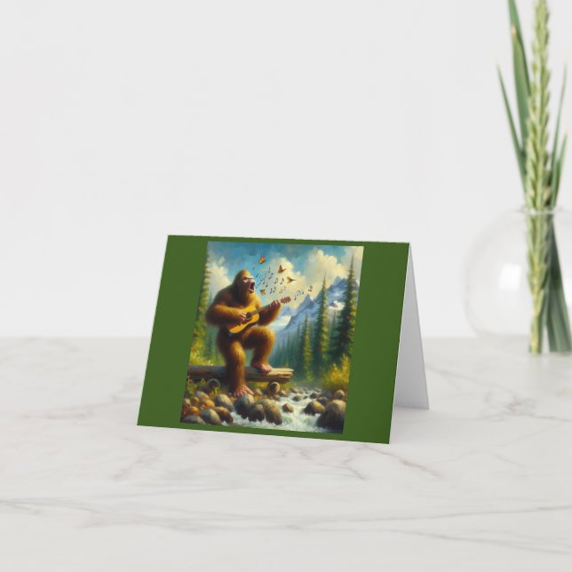 Bigfoot Singing Card (Front)