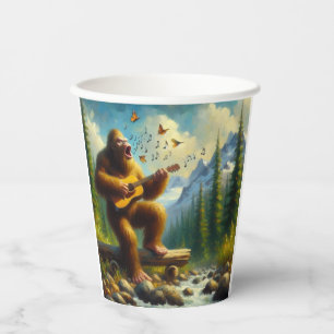 Bigfoot Singing Paper Cups