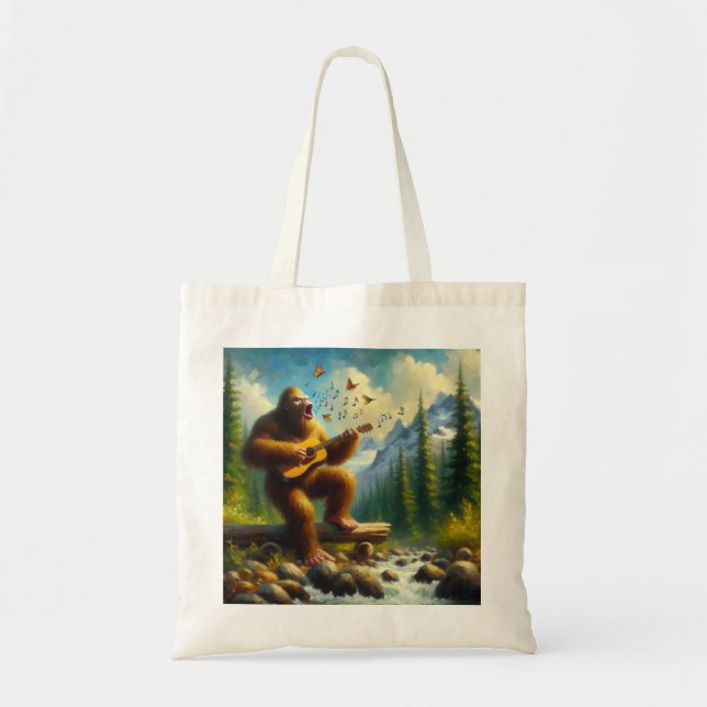 Bigfoot Singing Tote Bag (Front)