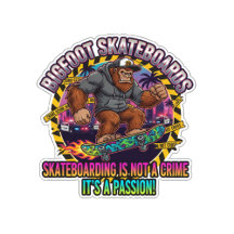 Bigfoot Skateboards-Skateboarding Is Not a Crime 