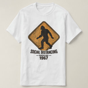 Bigfoot Social Distancing Champion Light T-Shirt