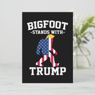 Bigfoot Stands With Trump 2024 Elections Announcement