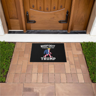 Bigfoot Stands With Trump 2024 Elections Doormat