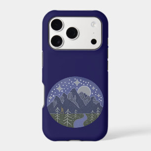 Bigfoot Starry Night Walk Cryptid Folk Art
