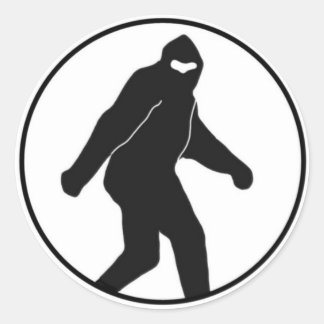 Bigfoot Sticker (round) Classic
