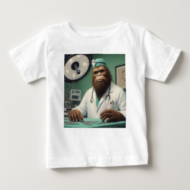 Bigfoot Surgeon Baby T-Shirt (Front)
