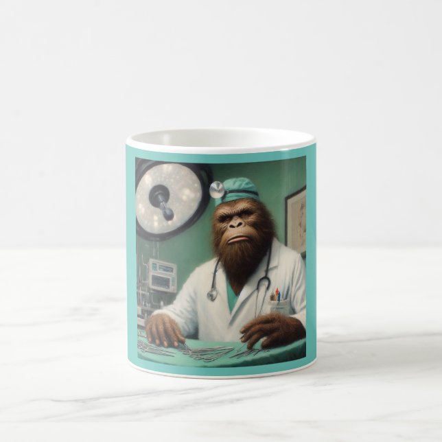 Bigfoot Surgeon Coffee Mug (Center)