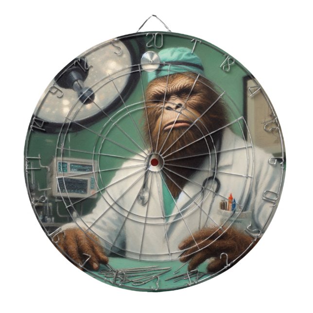 Bigfoot Surgeon Dartboard (Front)