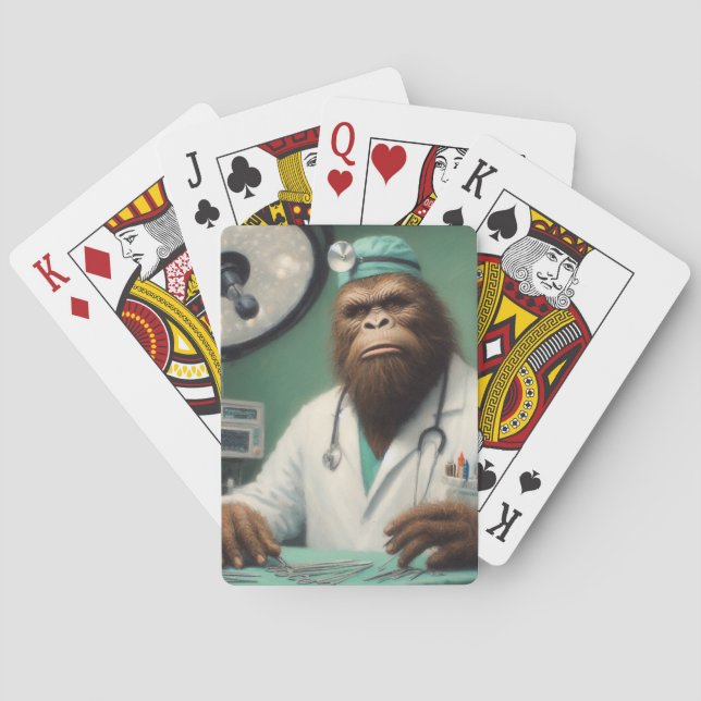 Bigfoot Surgeon Playing Cards (Back)