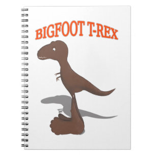 Bigfoot T-Rex Drawing Notebook