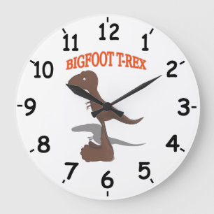 Bigfoot T-Rex Large Clock