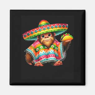 Bigfoot Taco Cinco De Mayo Sasquatch Mexican Kids  Magnet
