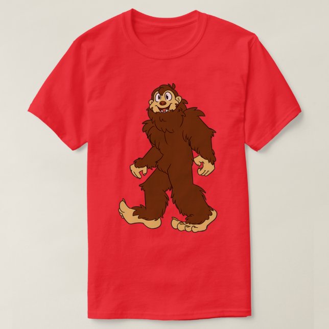 Bigfoot Takes a Hike Triblend T-Shirt (Design Front)