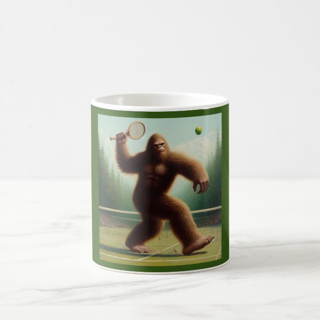 Bigfoot Tennis Coffee Mug (Center)
