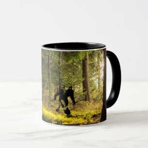 Bigfoot Tennis Forest Mug