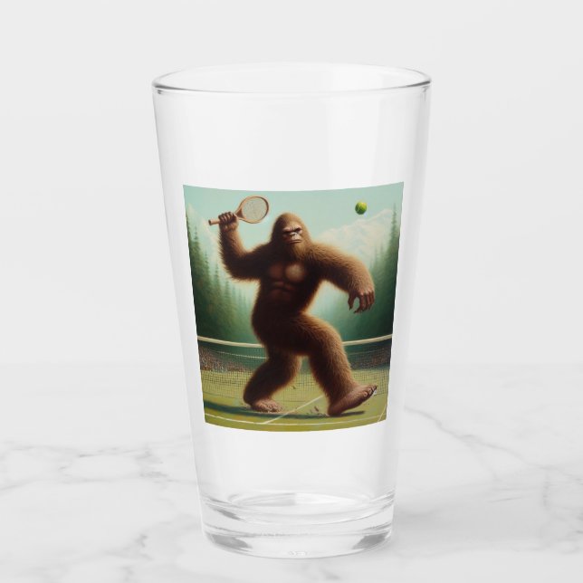Bigfoot Tennis Glass (Front)