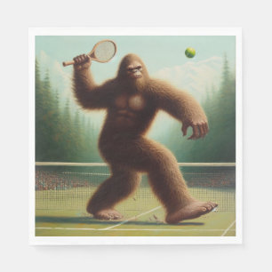 Bigfoot Tennis Napkin