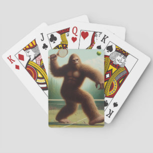 Bigfoot Tennis Playing Cards