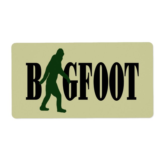 Bigfoot text & green squatch graphic (Front)