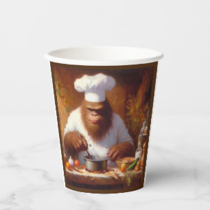 Bigfoot the Chef Paper Cups