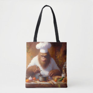 Bigfoot the Chef Tote Bag