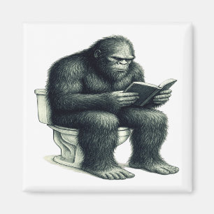 Bigfoot Toilet Magnet