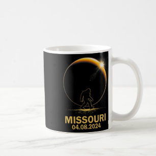 Bigfoot Total Solar Eclipse 4.08.2024 Missouri Coffee Mug