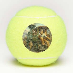 Bigfoot Train Engineer Tennis Balls