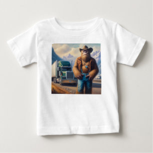 Bigfoot Truck Driver Baby T-Shirt