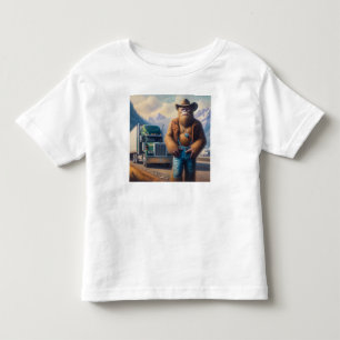 Bigfoot Truck Driver Toddler T-Shirt