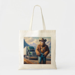 Bigfoot Truck Driver Tote Bag