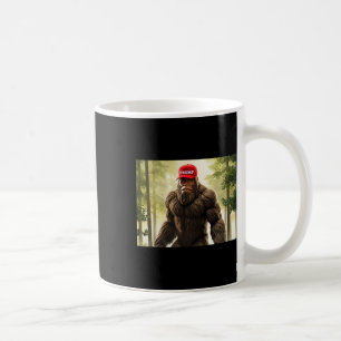 Bigfoot Trump Hat Sasquatch Funny Republican Coffee Mug