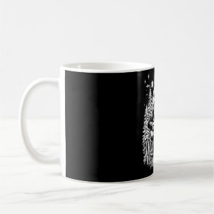 Bigfoot Ufo Alien Around Campfire Nature Hiking Sa Coffee Mug