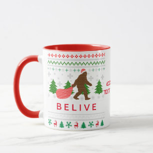 Bigfoot Ugly Christmas Party Christmas Spirit Mug