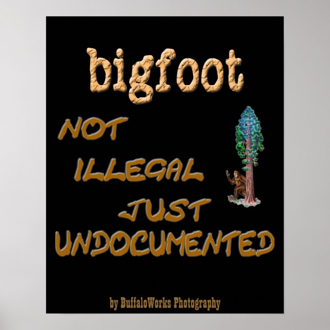 Bigfoot Undocumented Poster (Front)