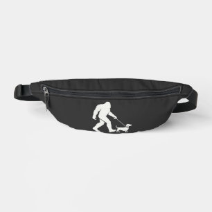 Bigfoot Walking Dachshund Funny Wiener Dog Dad Bum Bags