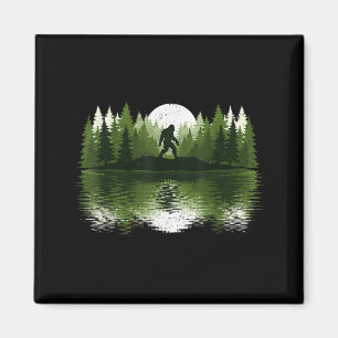 Bigfoot Walking Forest Sasquatch Woods Parks Men W Magnet