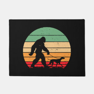 Bigfoot Walking German Shorthaired Pointer Dog Vin Doormat