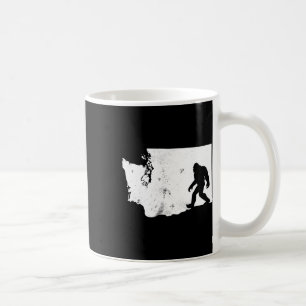 Bigfoot Washington State Map Sasquatch Men Women G Coffee Mug