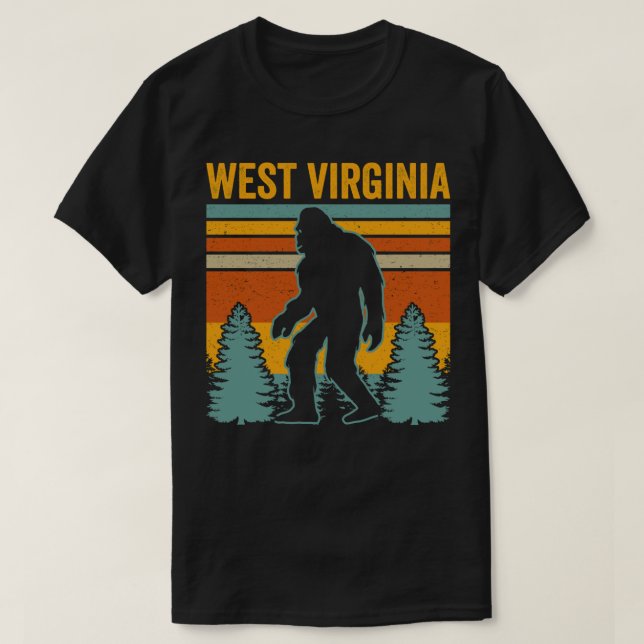 Bigfoot West Virginia T-Shirt (Design Front)