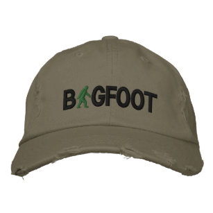 Bigfoot with logo embroidered hat
